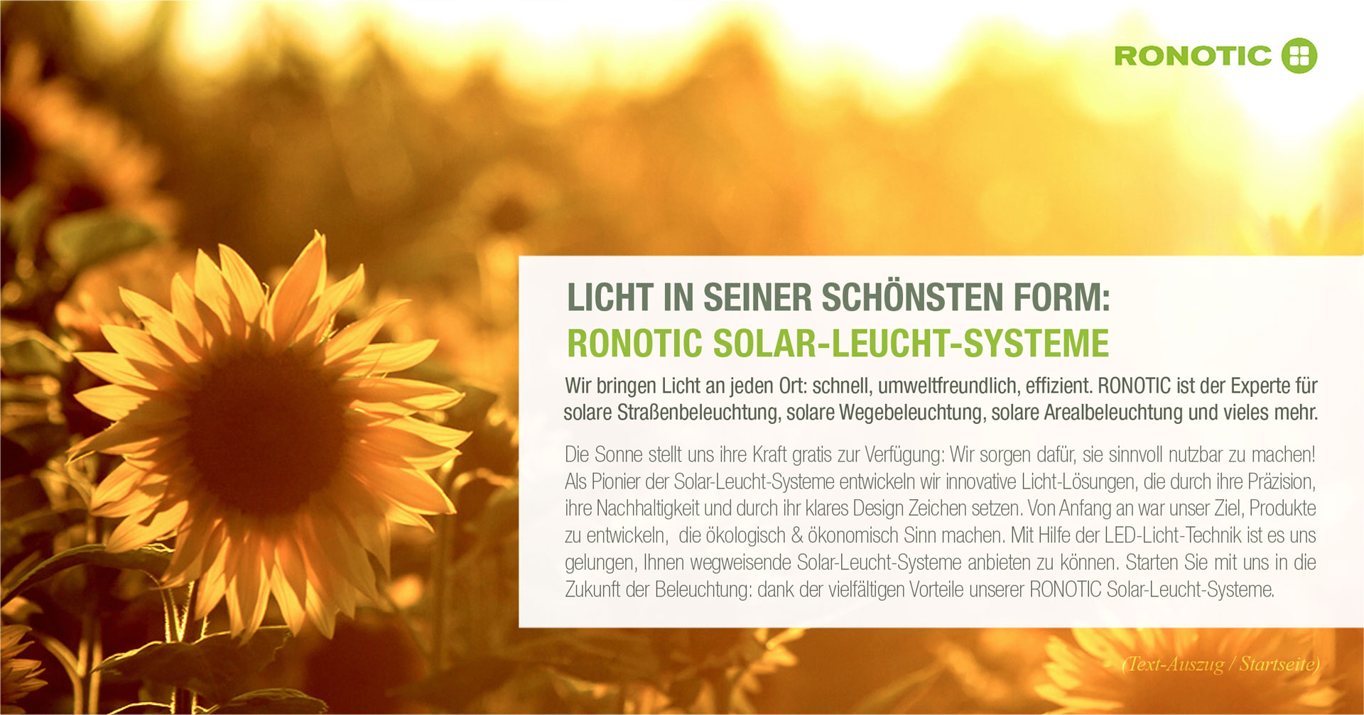 RONOTIC SOLAR-SYSTEME